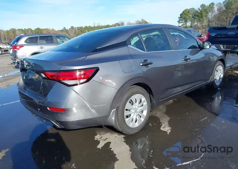 2025 Nissan Sentra S из США, поврежденный, VIN 3N1AB8BV2SY338632